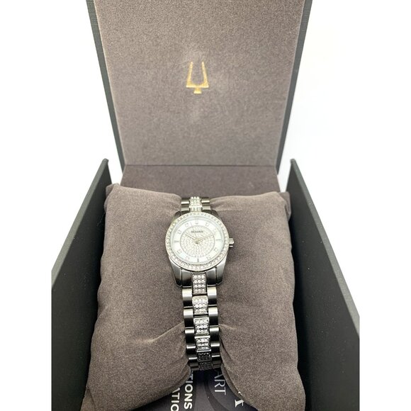 Bulova Women\'s Watch 96L313 Quartz Mother of Pearl Dial Silver Steel 24mm main image 15